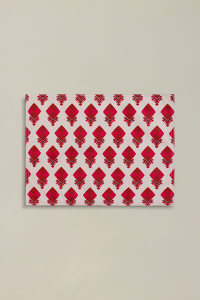 Printed Poly Sateen 13x17in Table Mat