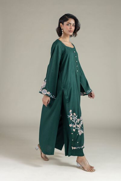 Relaxed Solid Pants, image 1