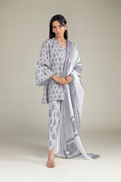 Printed Cambric Floral Cambric Shalwar