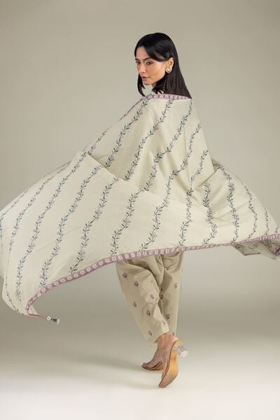 Floral Cambric Shalwar, image 1