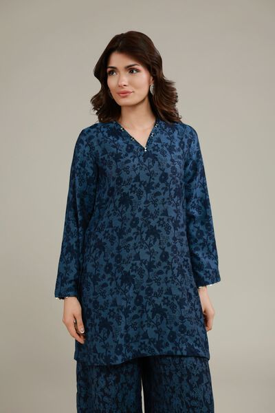 Dyed | Jacquard
            
        Kurta