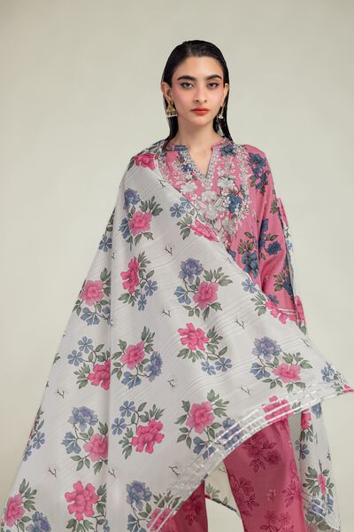 Floral Mesuri Dupatta, image 1
