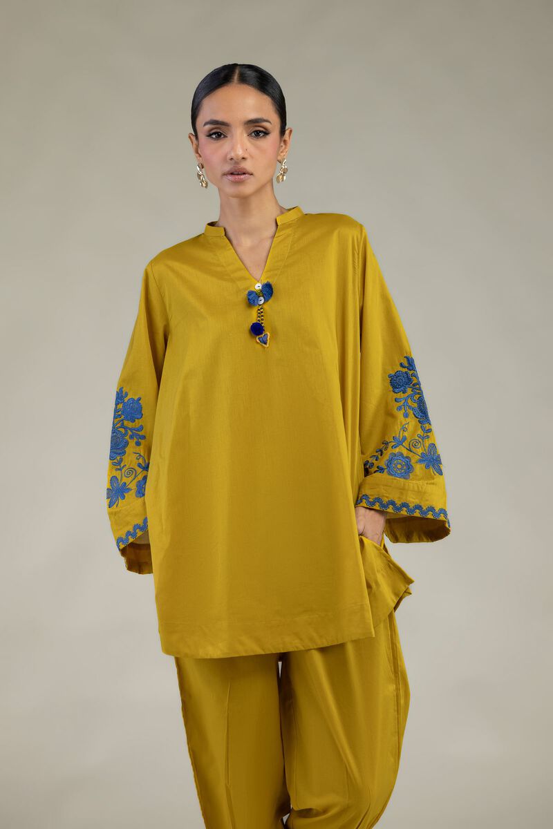 Floral Cambric Kurta