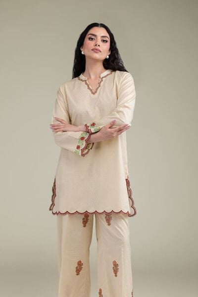 Floral Cotton Kurta, image 1
