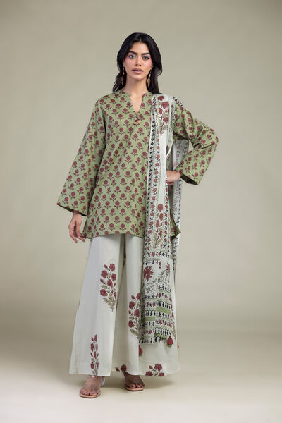 Floral Printed Pants, image 1