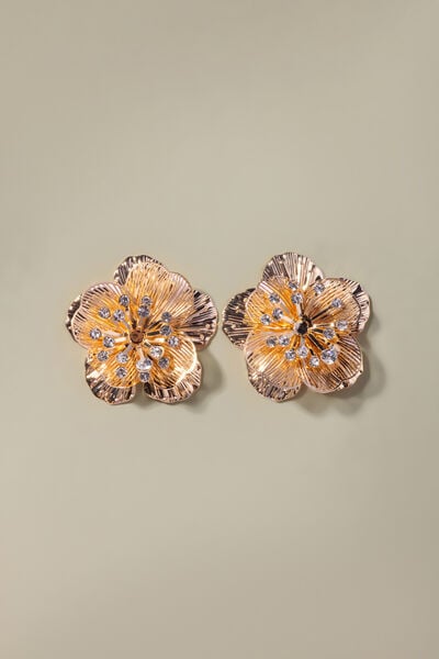 Embellished Metal Single Earrings