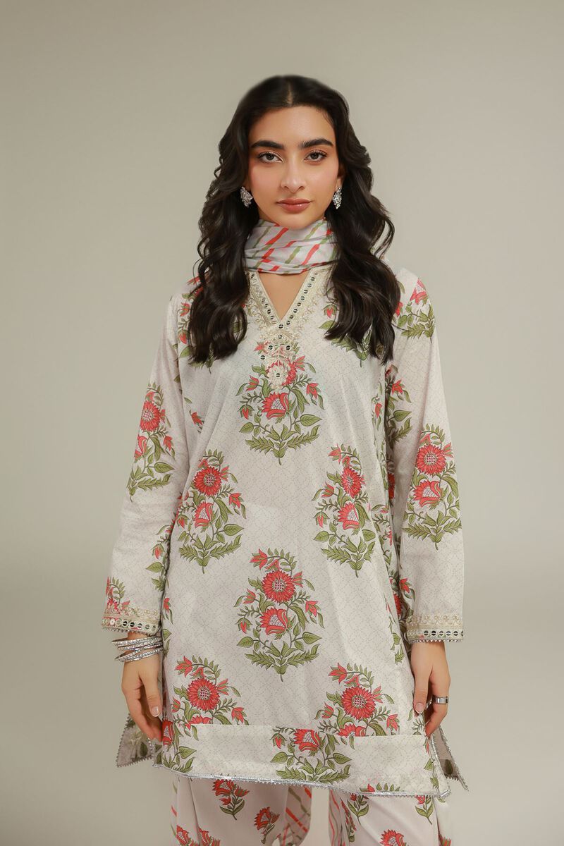 Floral Mirror Kurta