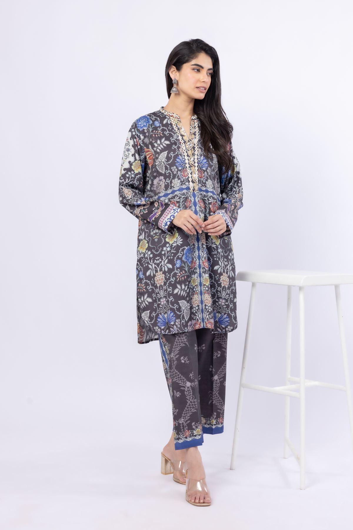 Buy Kurta | 0.0 N/A | 25-09-9S3-04TA-VG_MULTI | Khaadi Pakistan