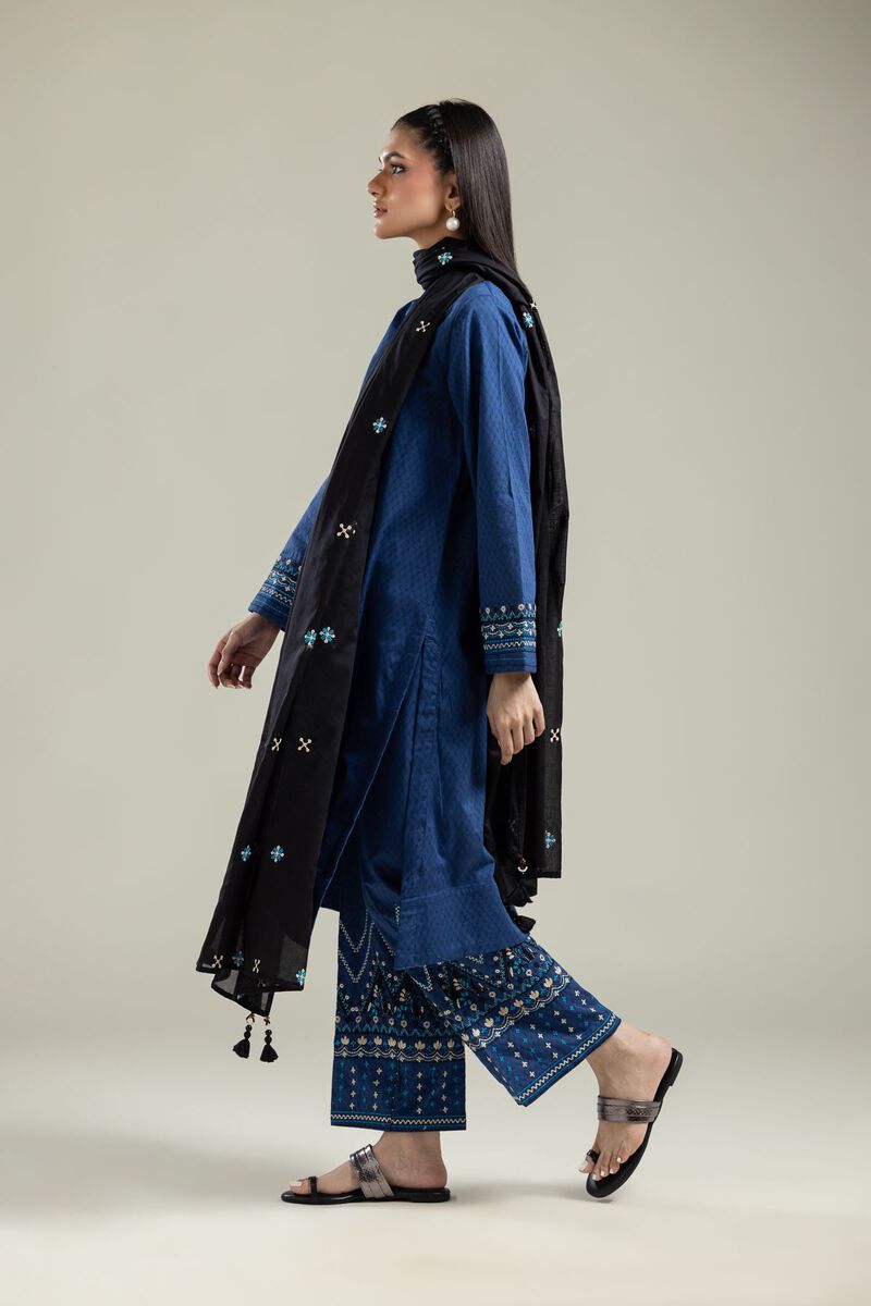 Black Lawn Dupatta