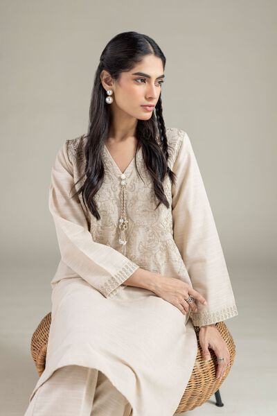 Embroidered | Khaddar
            
        Kurta