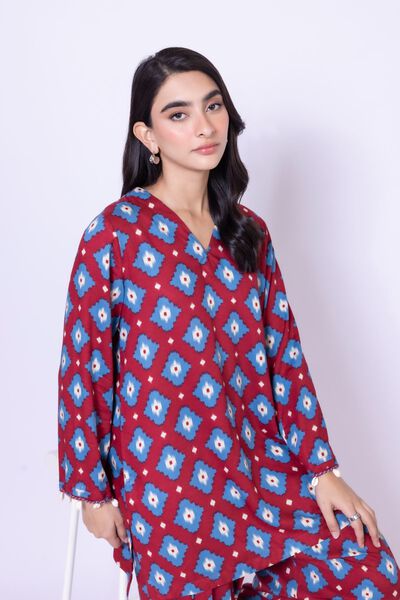 Printed | Viscose Silk
            
        Kurta