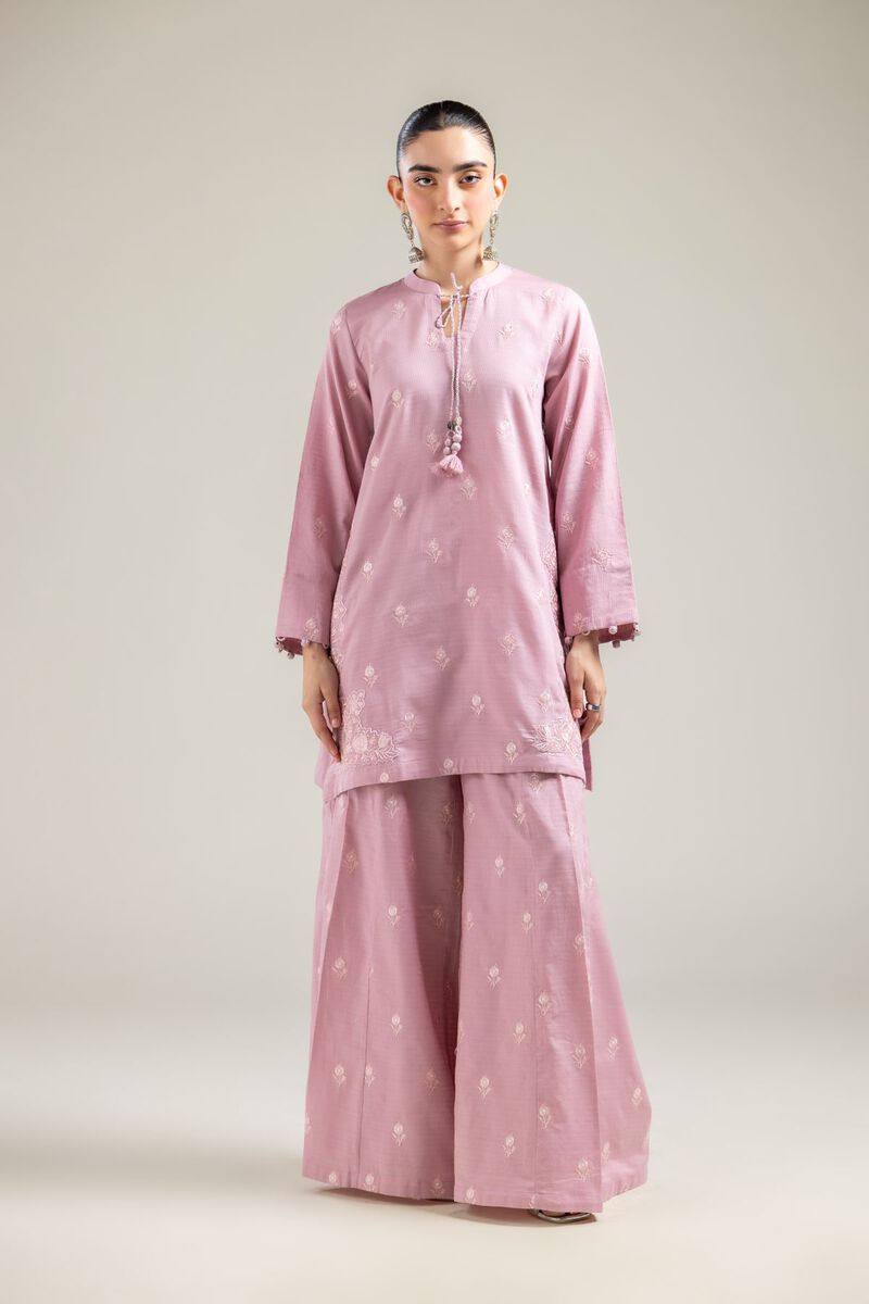 Pink Cotton Kurta