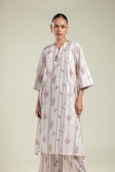Floral Tassel Kurta, image 1