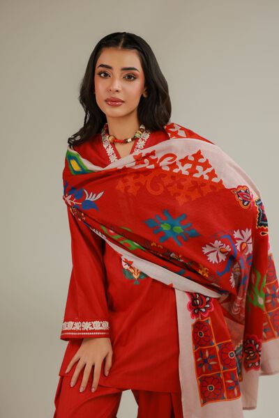 Cotton Net Dupatta, image 1