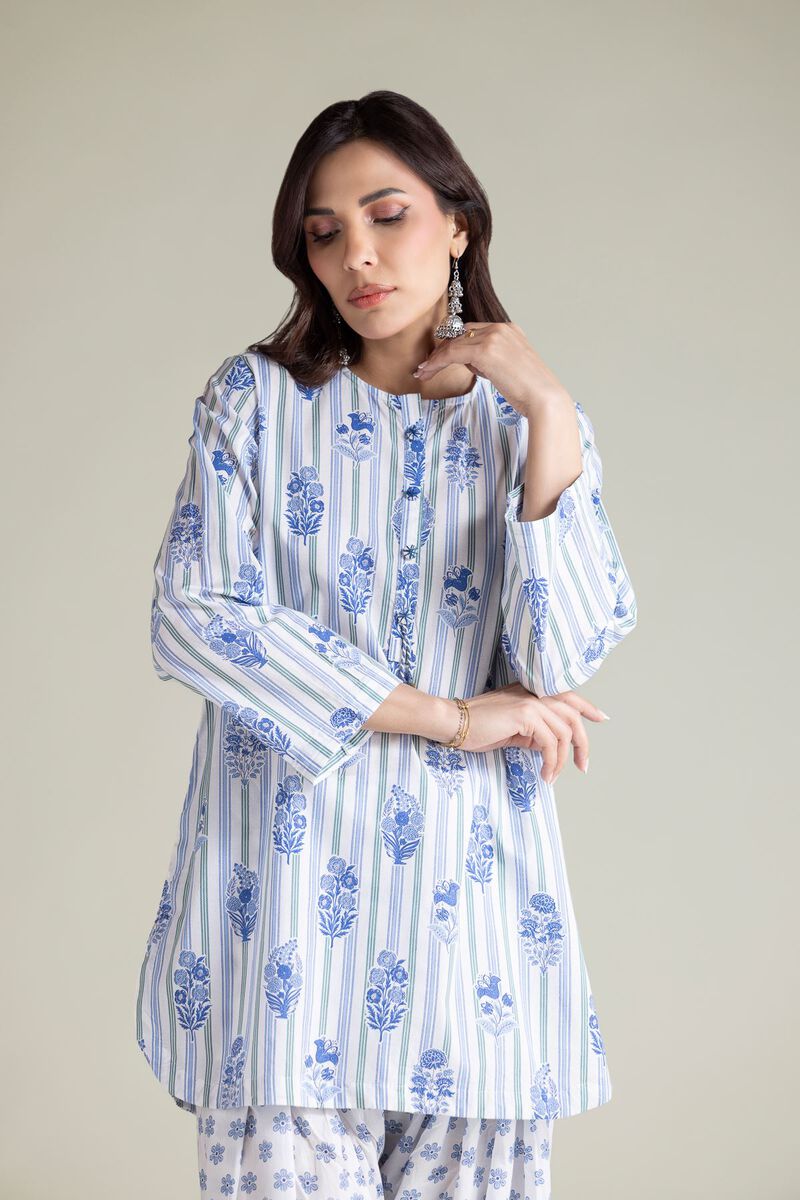 Floral Cambric Kurta