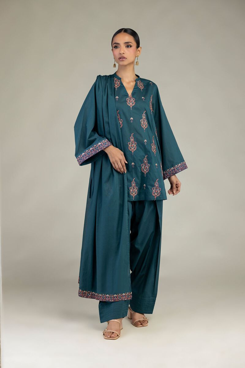 Short Teal Kurta
