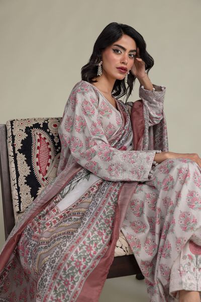 Floral Mesuri Dupatta, image 1