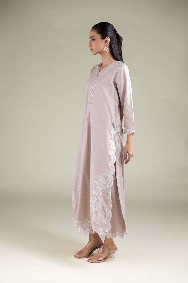 Lace Longline Kurta