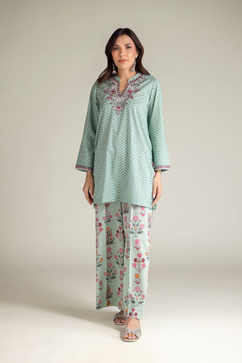 Mint Cambric Kurta