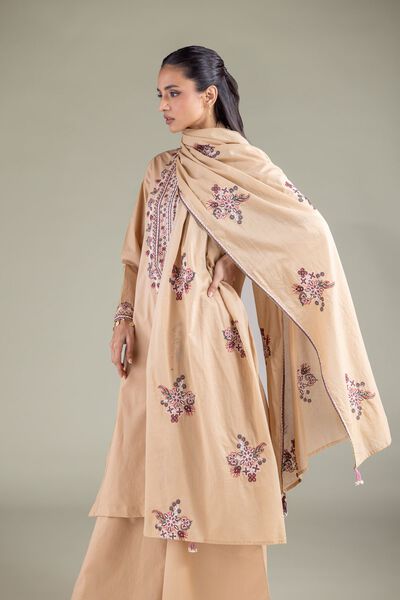 Floral Draped Dupatta, image 1
