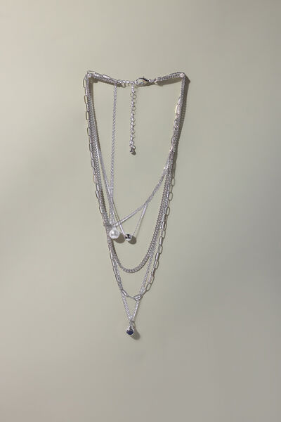 Solid Metal Single Necklace