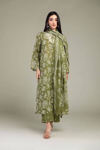 Olive Cambric Pants, image 1
