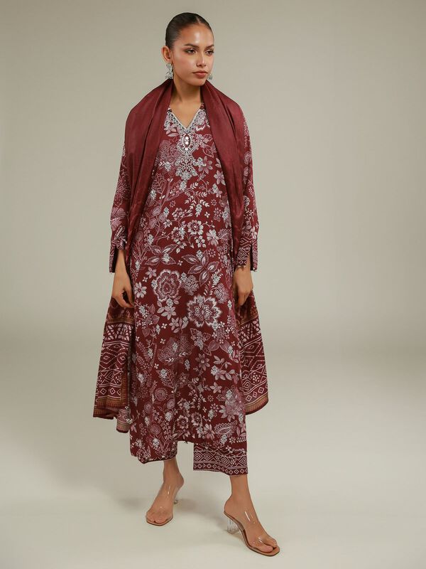 Regular Floral Pants