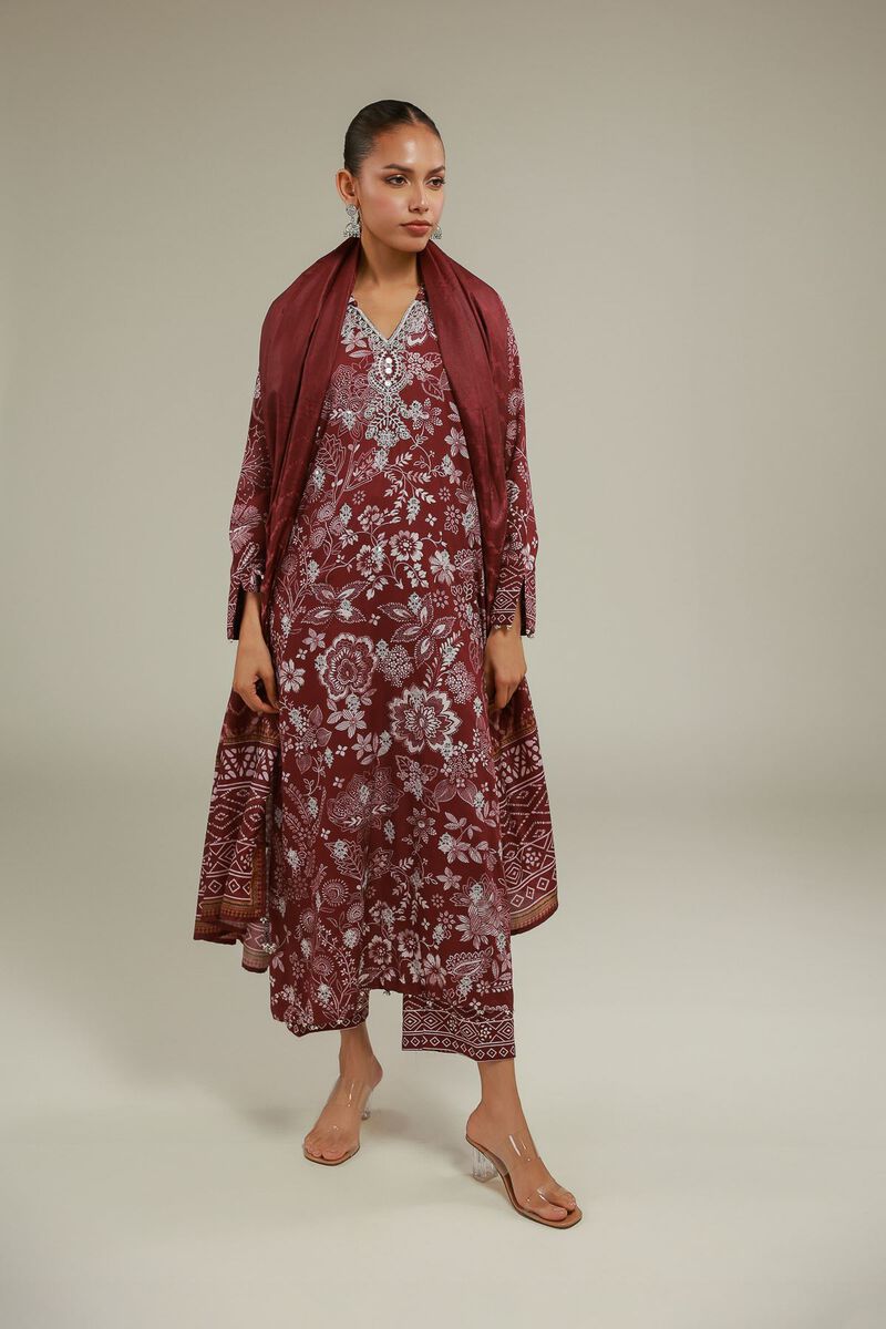 Regular Floral Pants