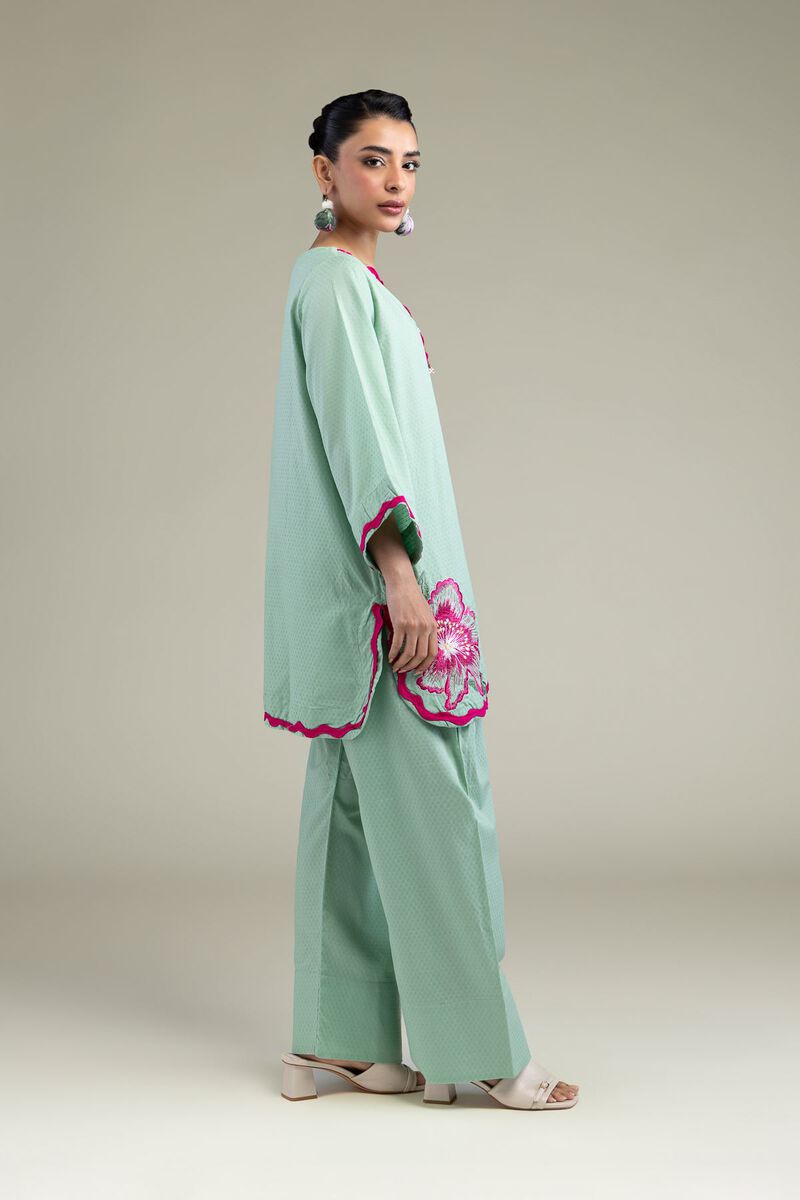 Floral Mint Shalwar