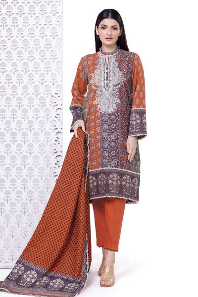 Embroidered | Light Khaddar | Fabrics 3 Piece | PKR 2,700