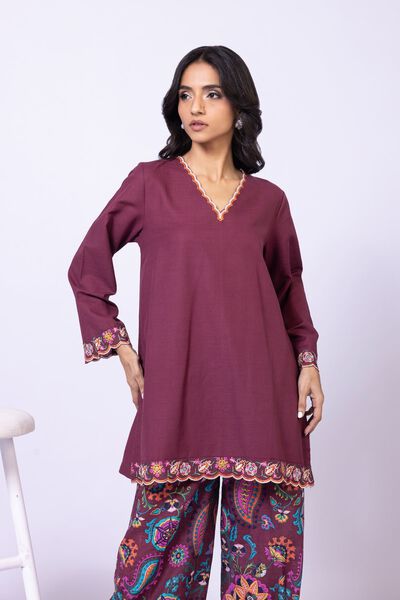 Embroidered | Khaddar
            
        Kurta