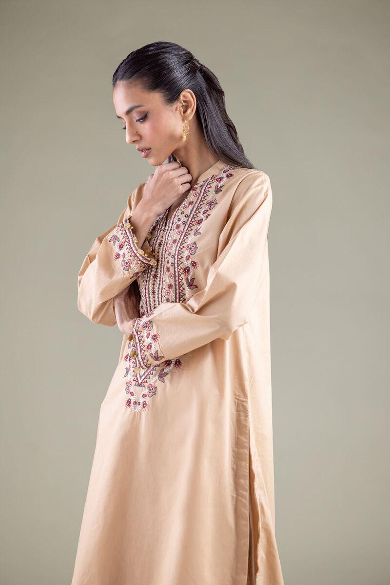 Long V-Neck Kurta