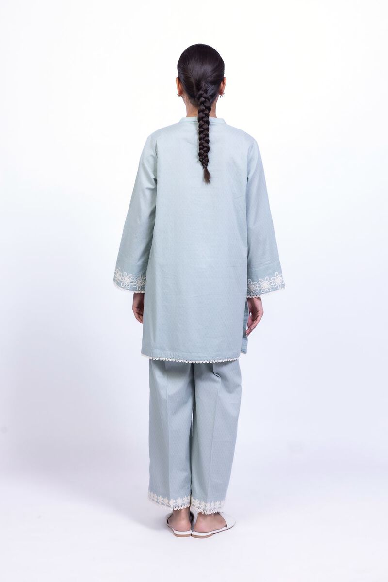 Floral V-Neck Kurta