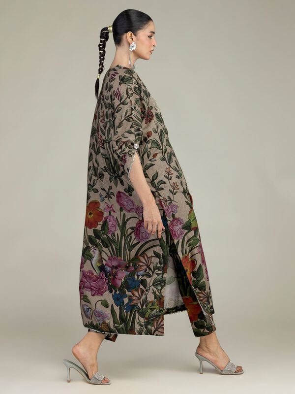 Raw Silk Pants