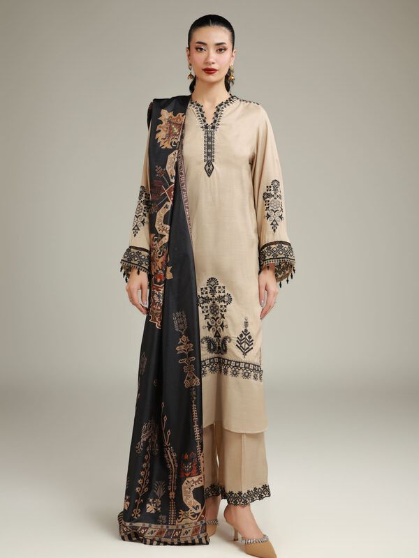 Raw Silk Pants