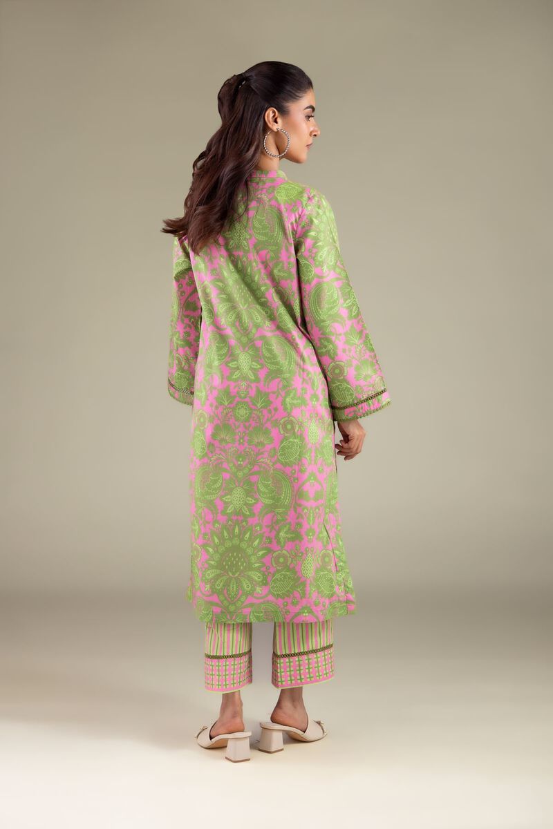 Long Floral Kurta