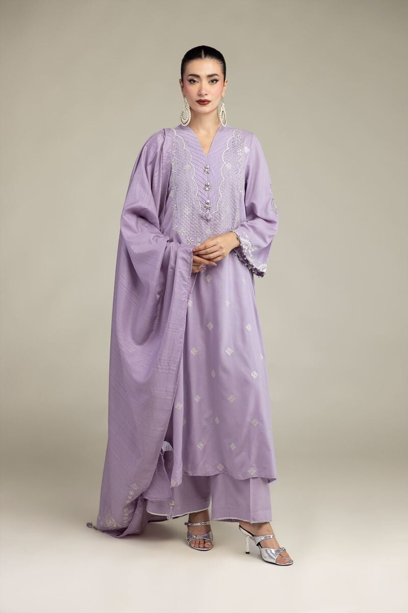 Solid Lavender Pants