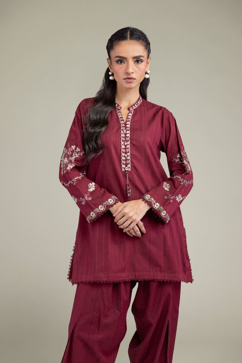 Floral Short Kurta view 2