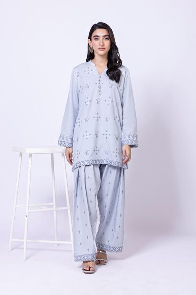 Embroidered | Dull Raw Silk
            
        Kurta