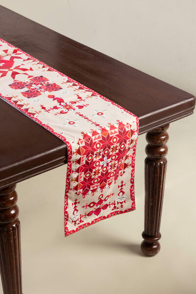 Printed Poly Sateen 12x96in Table Runner