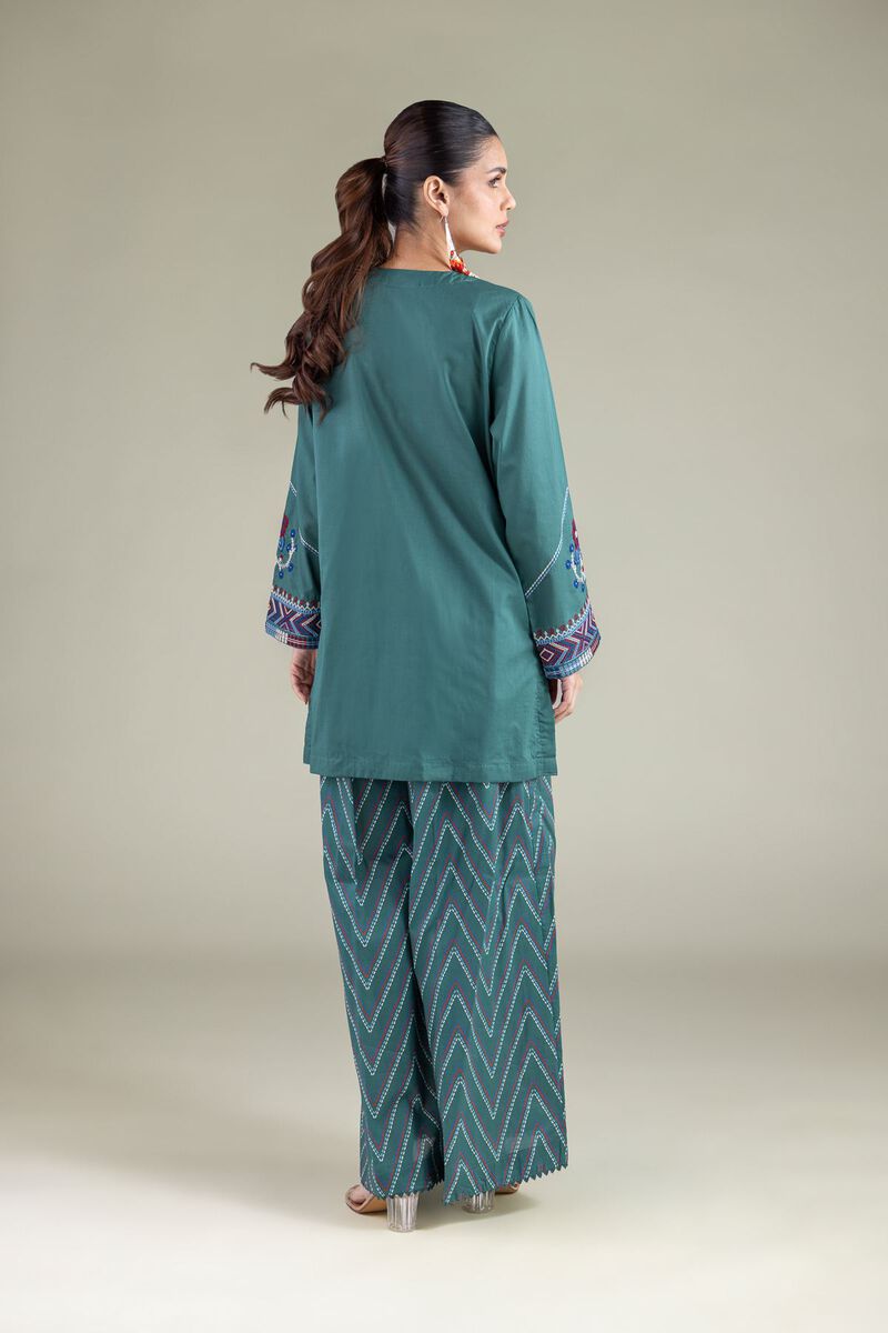 Geometric V-Neck Kurta
