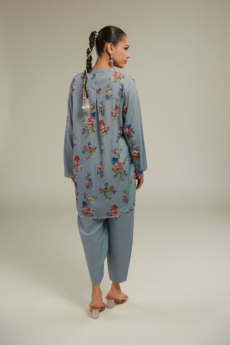 Floral Lace Kurta