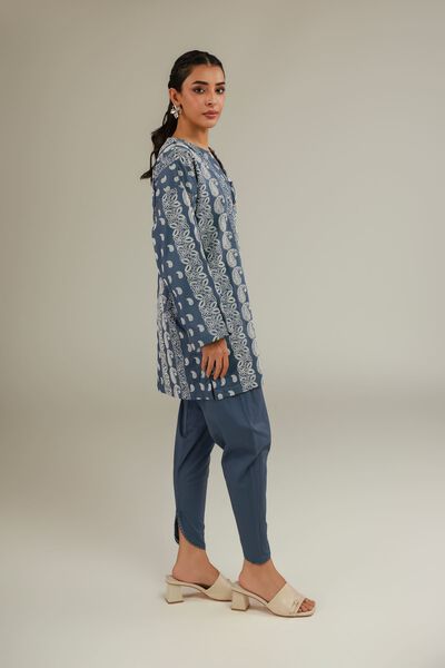 Solid Blue Shalwar, image 1