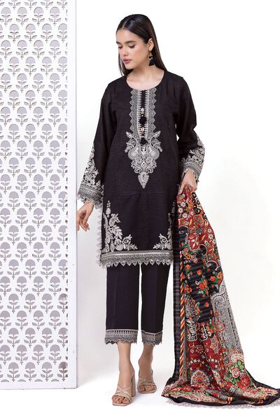 Embroidered | Light khaddar Messuri | Fabrics 3 Piece | PKR 4,200