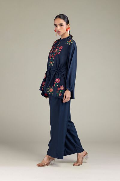 Solid Viscose Trousers, image 1