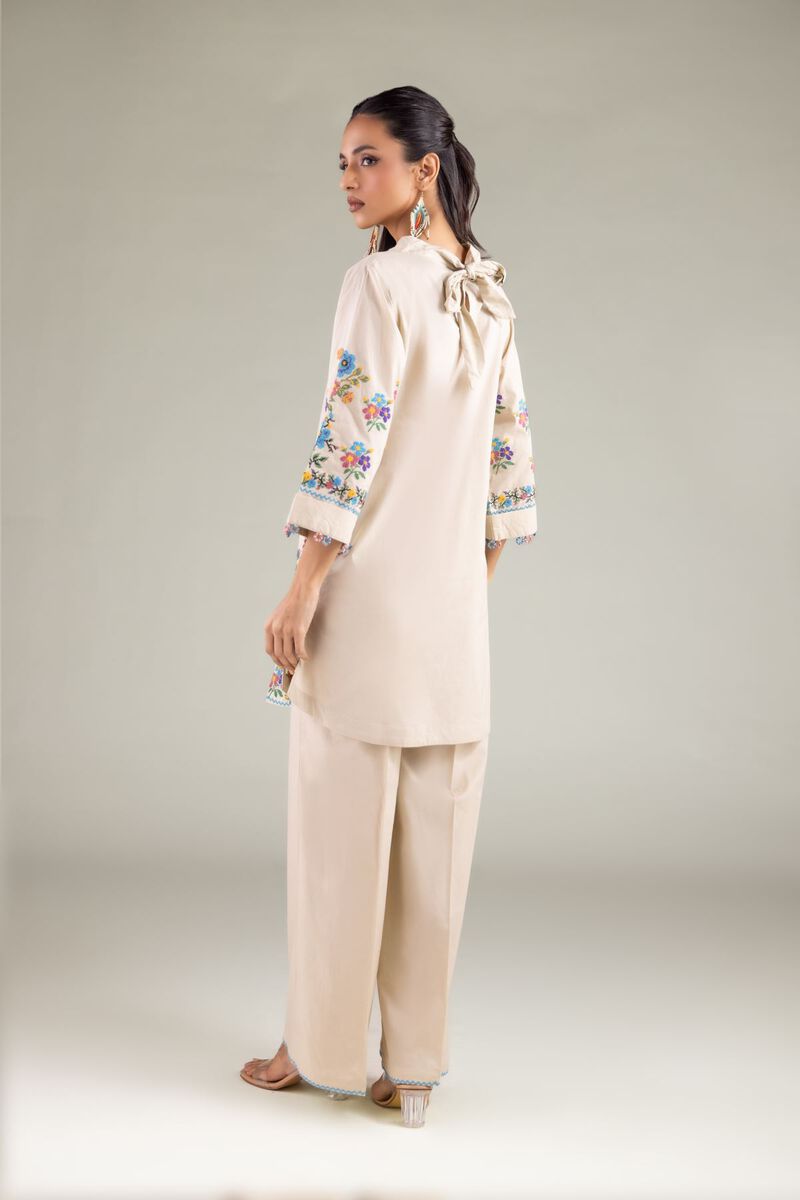 Floral Threadwork Kurta