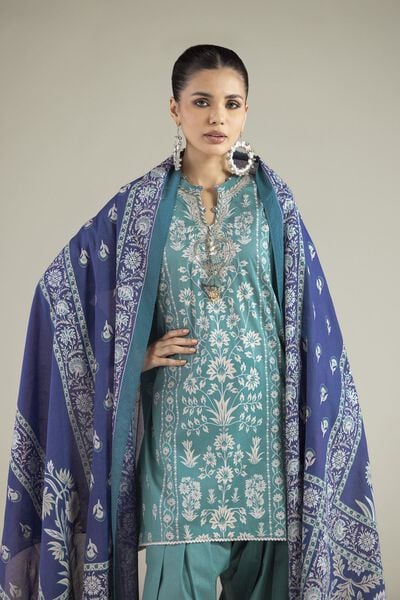 Embroidered Lawn Lawn 3-Piece Tailored