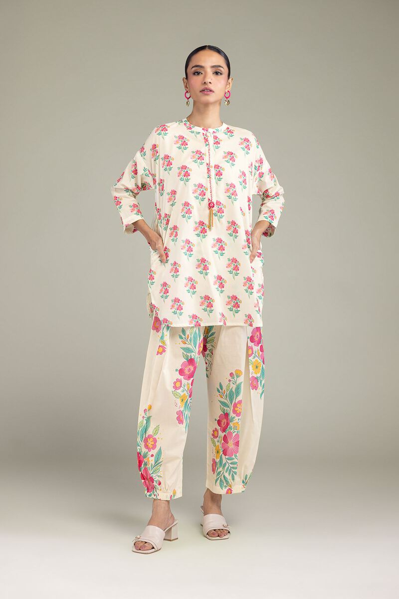 Floral Cambric Shalwar view 2