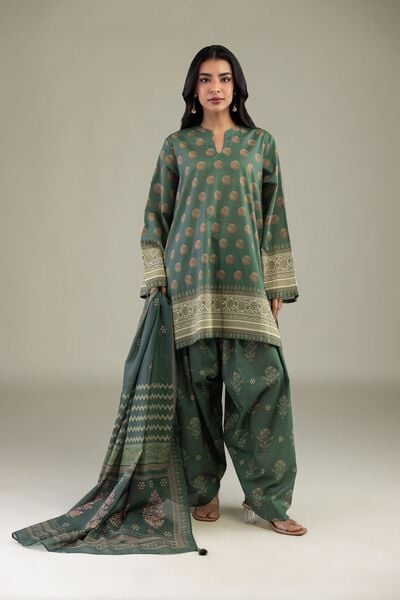 Printed Cambric Fabrics 3 Piece