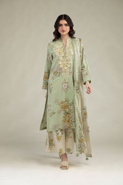 Cambric Floral Pants, image 1